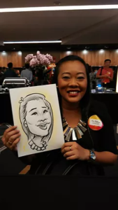 PartyAllo Singapore caricature in singapore